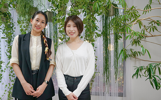 株式会社グリーンディスプレイ 豊岡 怜衣子 様 細川 理子 様