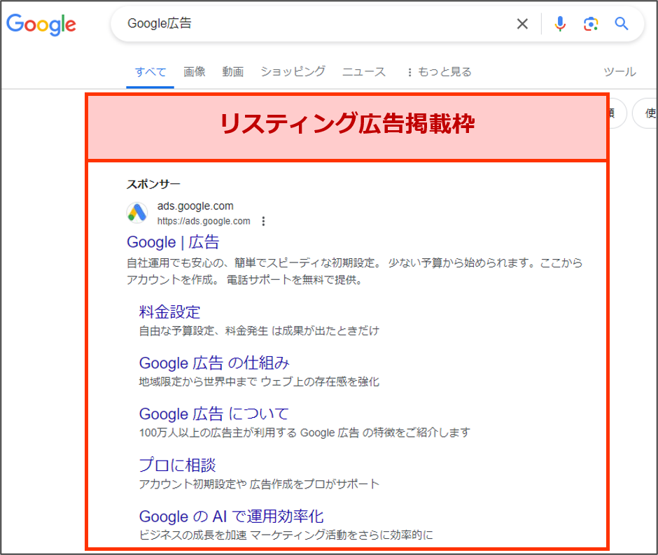 リスティング広告