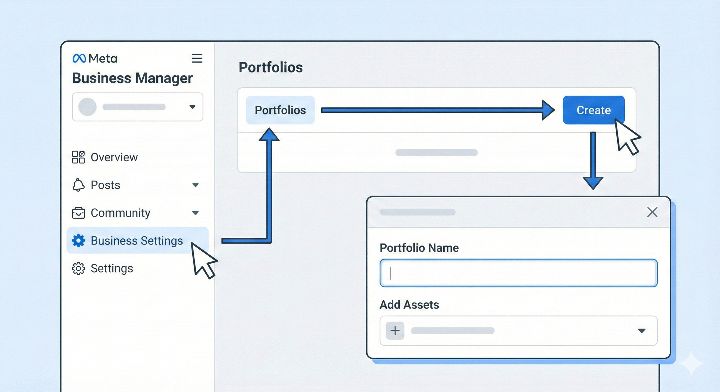 Metaビジネスマネージャからの作成手順